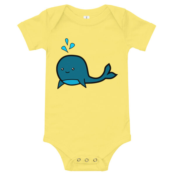 Whale Baby Short Sleeve One Piece Romper