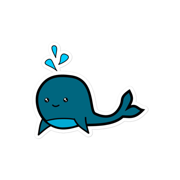 Whale Bubble-free stickers