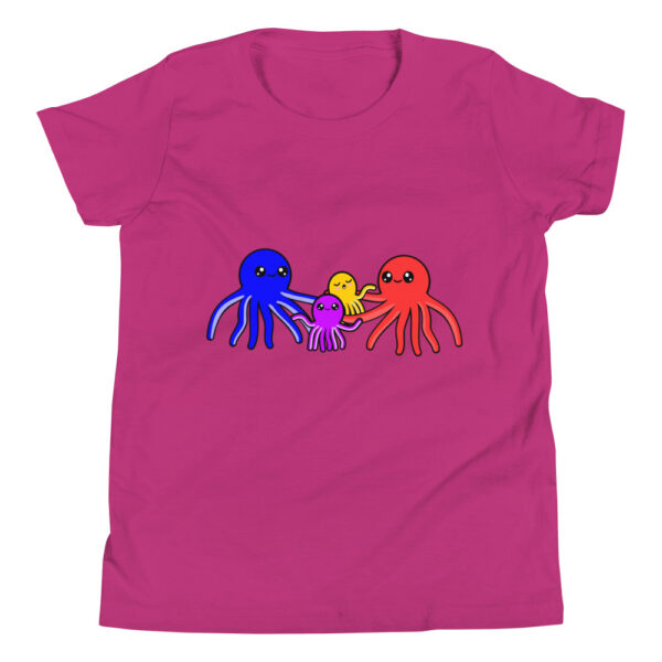 Octopus Family Youth Short Sleeve T-Shirt - Image 3