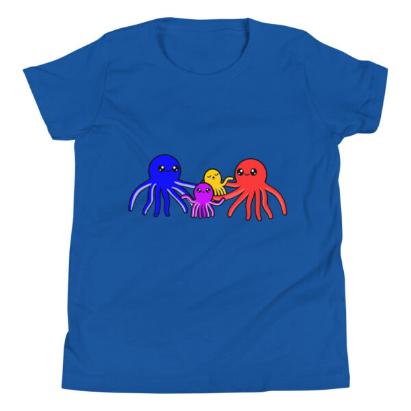 Octopus Family Youth Short Sleeve T-Shirt - Image 2