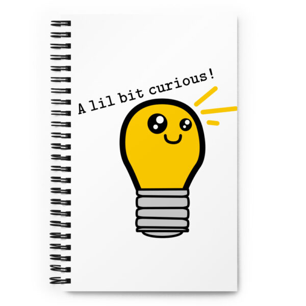 Curious Kid's Light Bulb Spiral notebook - Image 3